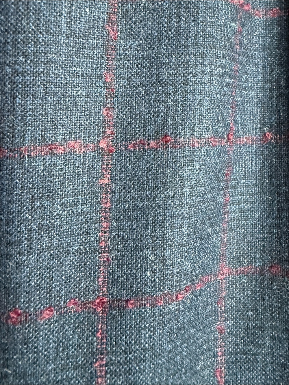 Talbots Wool Windowpane Check Pants - Picture 5 of 6